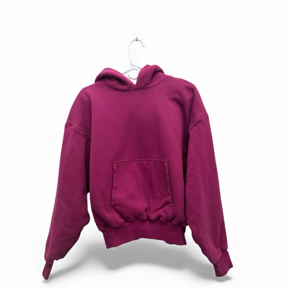 YZY Purple Double Layer Hoodie Size L Kanye West Streetwear Essential
